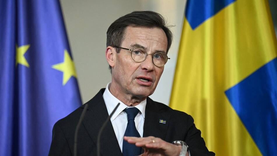Ulf Kristersson, primer ministro de Suecia. Foto: Reuters (Annegret Hilse)