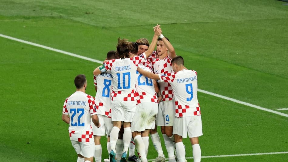 Triunfo de Croacia sobre Canadá; Qatar 2022. Foto: Reuters.