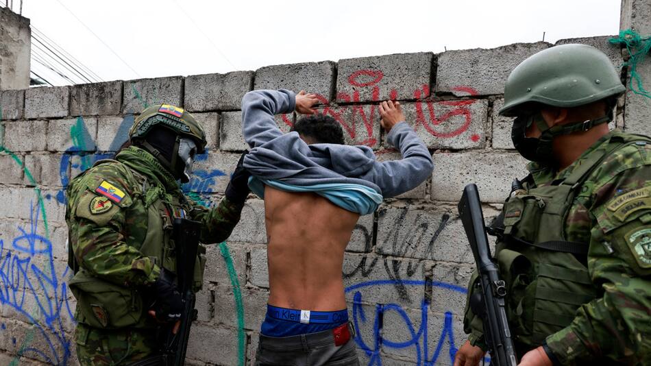 Estado de excepción en Ecuador. Foto: Reuters.