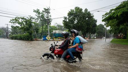 Inundaciones en Ecuador. Foto: EFE.