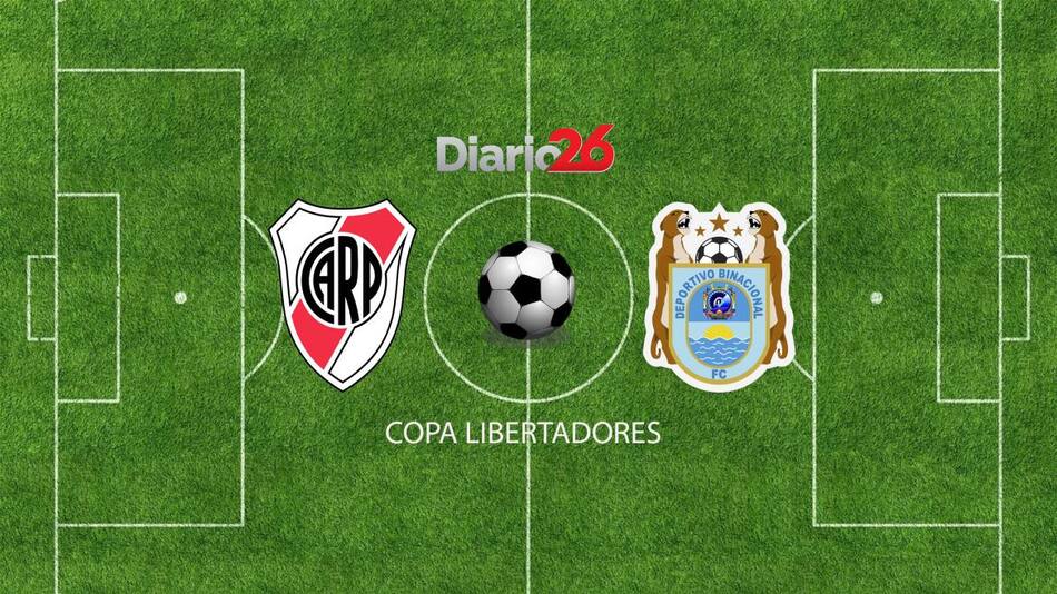 River Plate vs. Deportivo Binacional, Copa Libertadores, Diario26.
