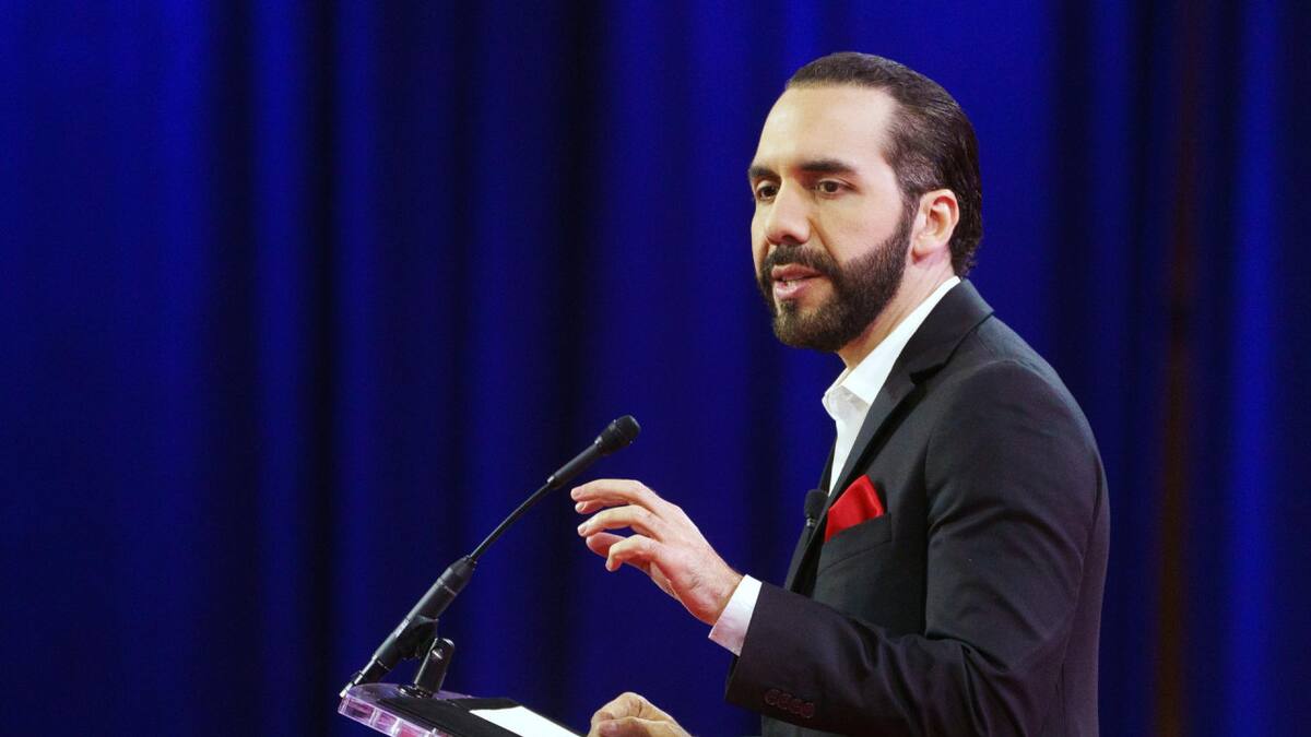Bukele, presidente de El Salvador. Foto: EFE