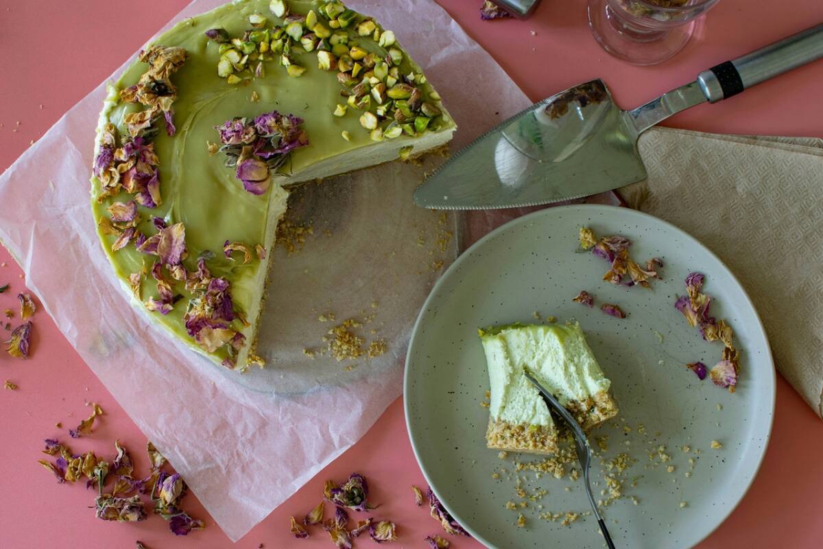 Cheesecake de mate. Foto: Unsplash.