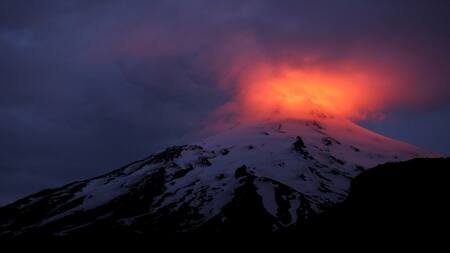 Volcán Villarrica. Foto: Reuters.