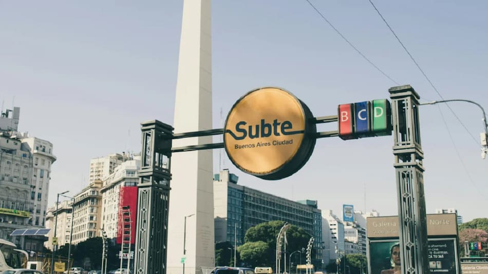 Subte en Buenos Aires. Foto: NA