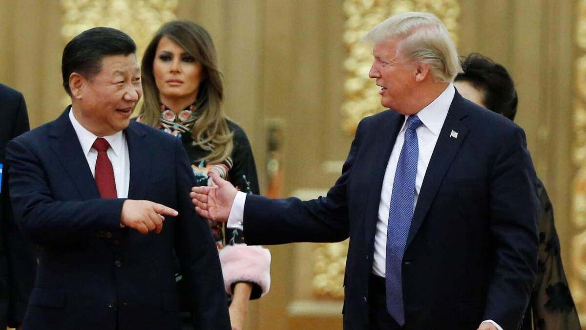 Donald Trump y Xi Jinping (NA)
