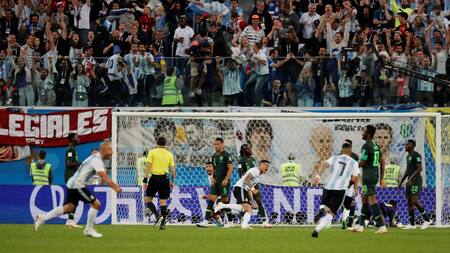 Argentina vs. Nigeria, hinchada, Mundial Rusia 2018, Reuters