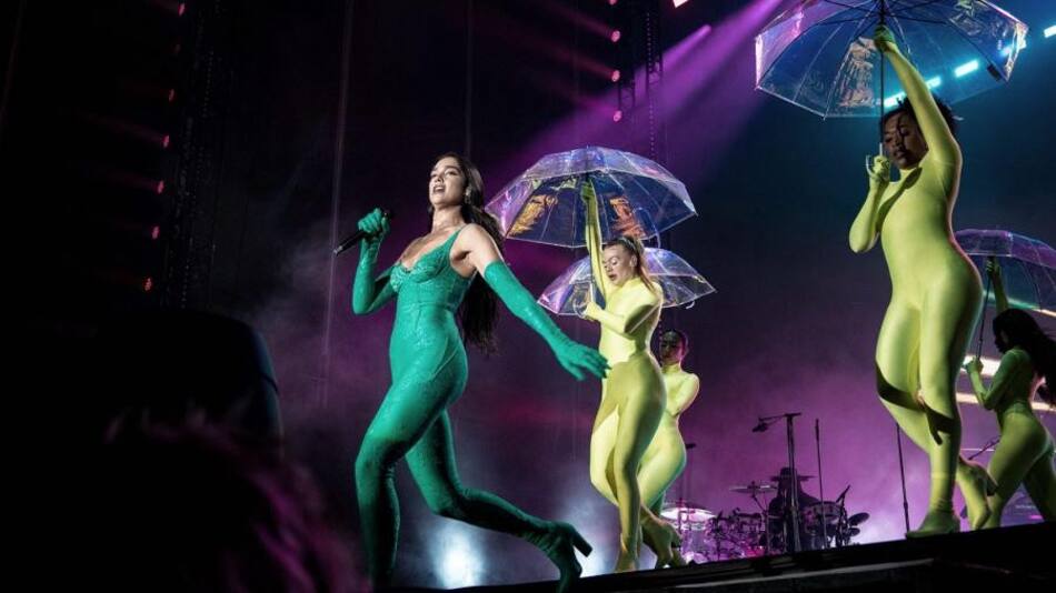 Dua Lipa. Foto: Telam.