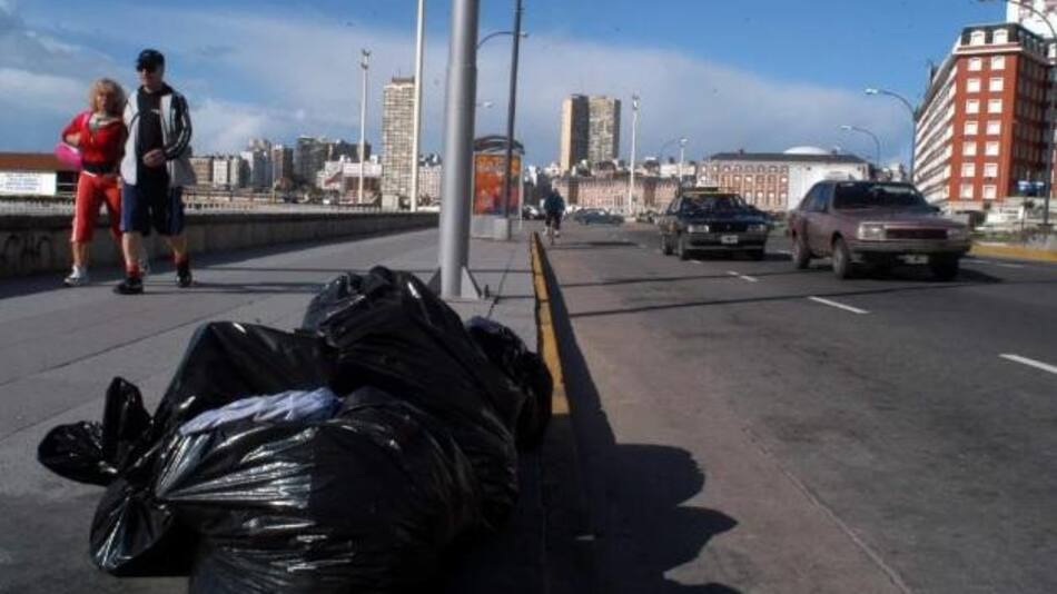 Sin recolección de basura en Mar del Plata