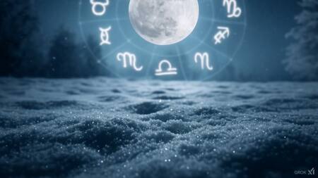 Luna de nieve, horóscopo. Foto: X/Grok.