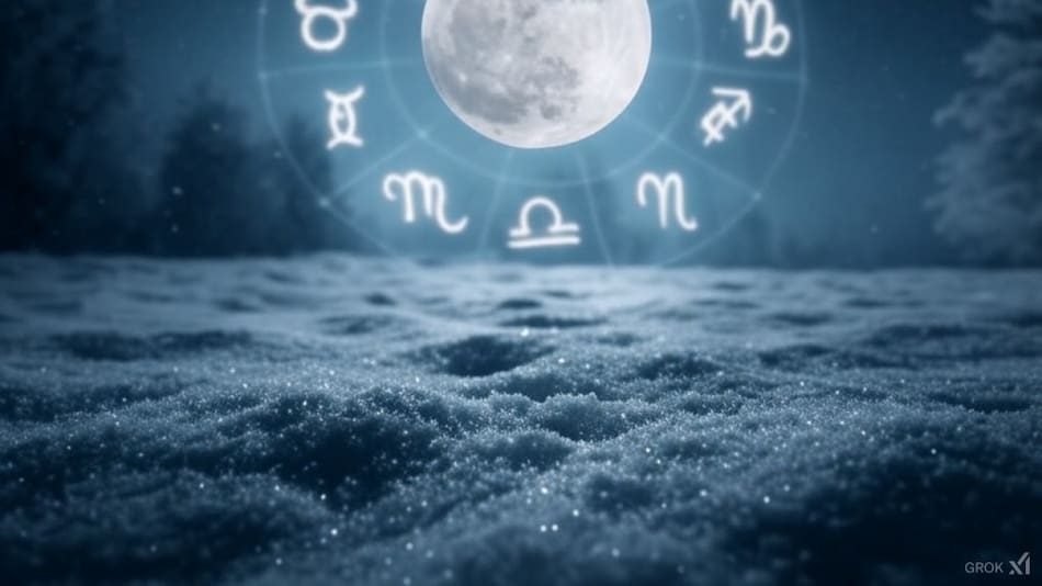 Luna de nieve, horóscopo. Foto: X/Grok.