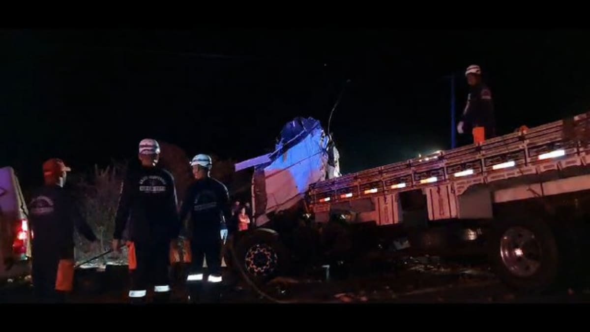 Accidente en Brasil. Foto: X.