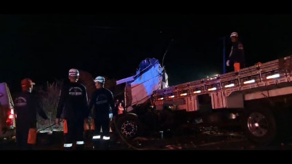 Accidente en Brasil. Foto: X.