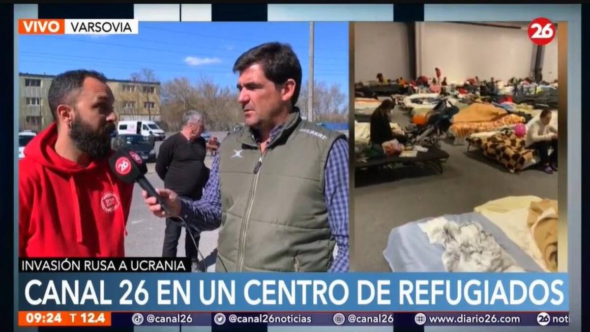 Conflicto Rusia-Ucrania, refugiados en Polonia, Canal 26