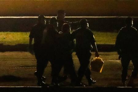 El traslado al penal de Alejandro Toledo. Foto: Télam.