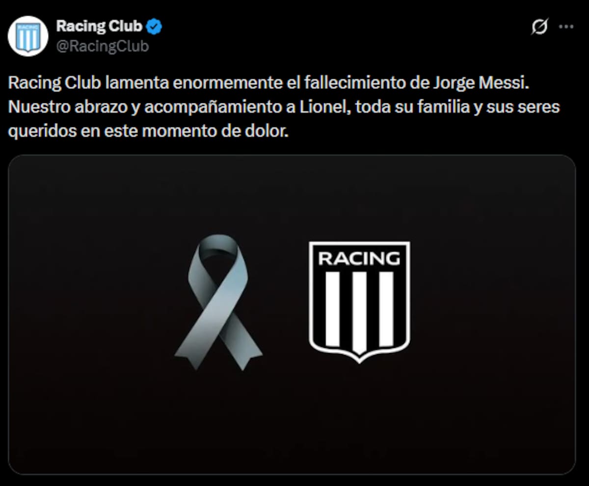 Los mensajes de Boca, River, Racing, Independiente y San Lorenzo