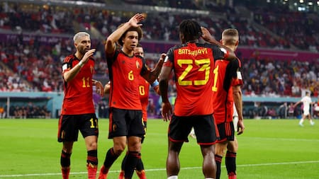 Mundial Qatar 2022, Bélgica vs. Canadá. Foto: REUTERS.