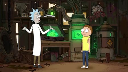 Rick and Morty. Foto Instagram @RickMortyScrns