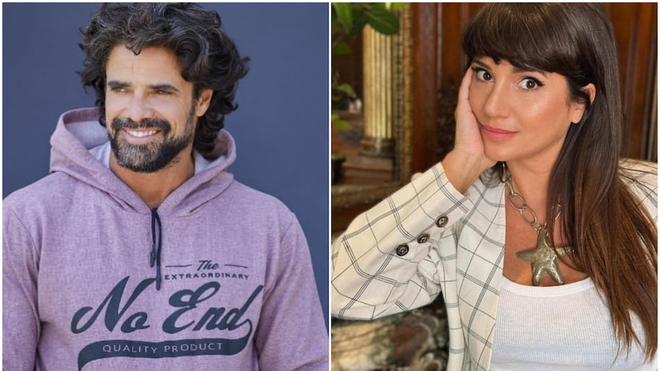 Luciano Castro y Griselda Siciliani. Fotos: Instagram.