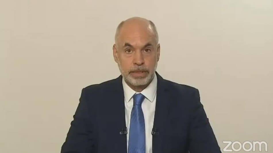 Larreta dio inicio a las sesiones legislativas en la Ciudad, captura Zoom