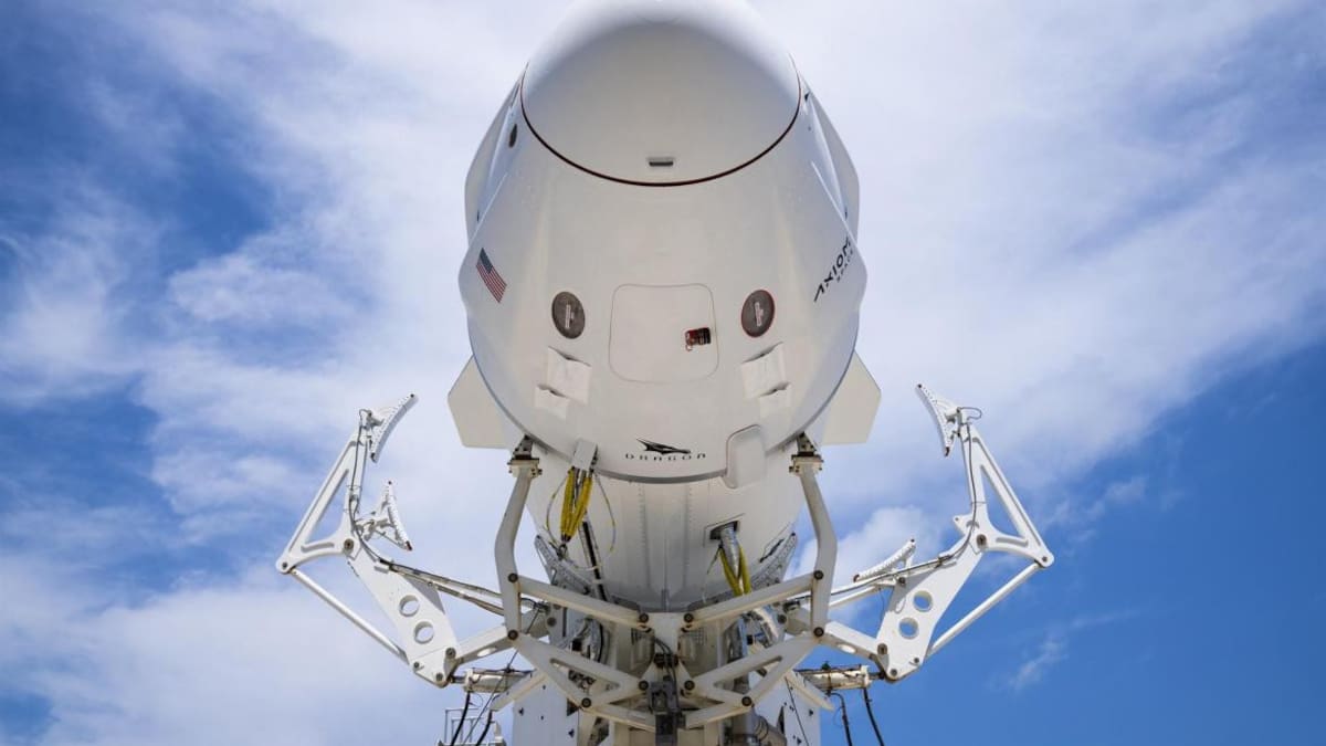 Axiom Space, misión espacial privada a la ISS, Foto NASA