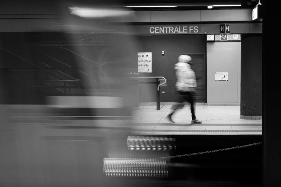 Subte en Italia. Foto: Unsplash.
