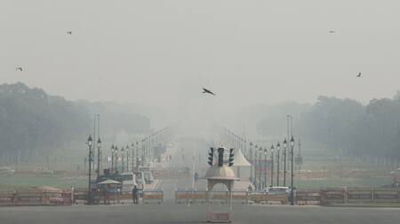 La espesa nieble tóxica que azotó a Nueva Delhi, India. Foto: Reuters.