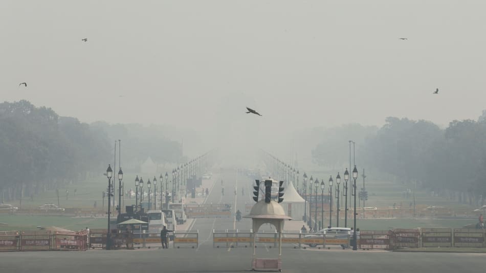 La espesa nieble tóxica que azotó a Nueva Delhi, India. Foto: Reuters.