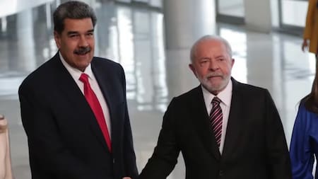 Lula da Silva y Nicolás Maduro: hoy la relación "no es tan amistosa". Foto: Reuters.