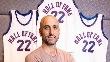 Manu Ginóbili estará en el Salón de la Fama. Foto: NA.