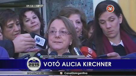 Paso Nacional 2015 - Votación Alicia Kirchner (Canal 26)