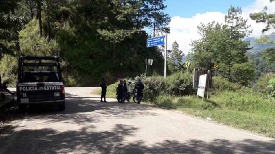 Emboscada que dejó cinco policías muertos en Oaxaca, México