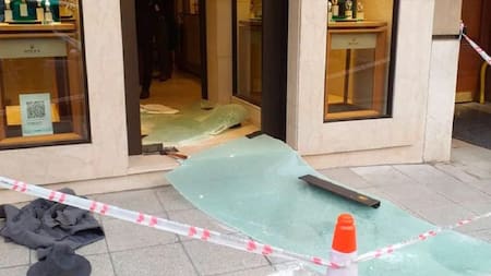 Robo a joyería en Recoleta