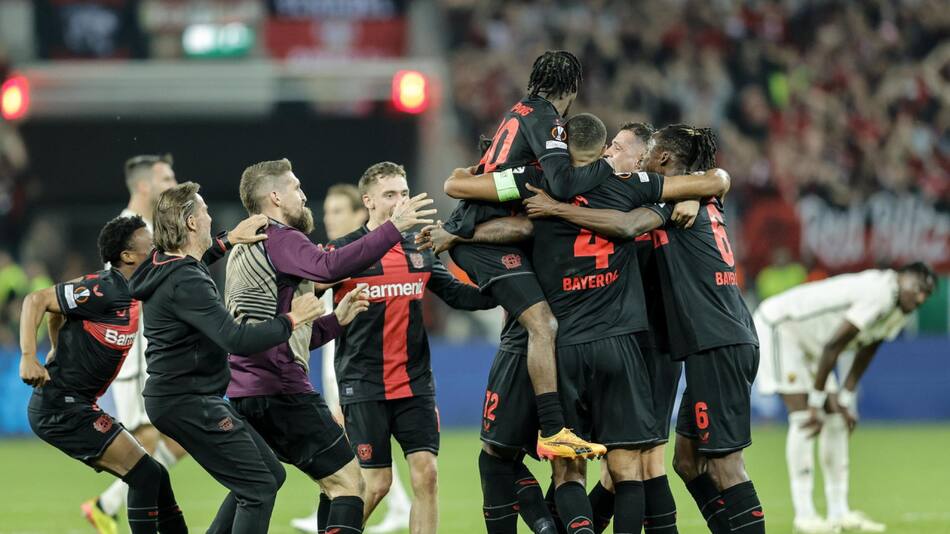 Bayern Leverkusen vs Roma, Europa League. Foto: EFE
