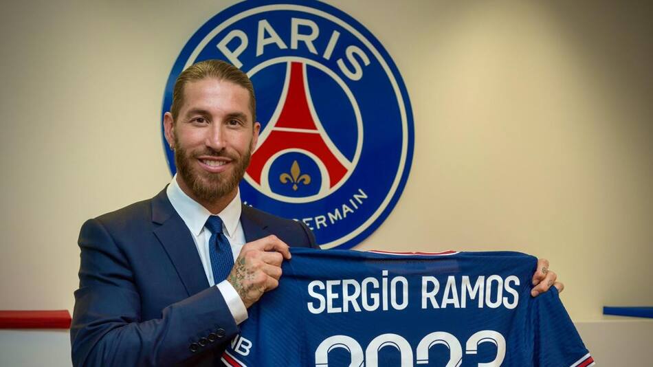Sergio Ramos, PSG, foto Twitter