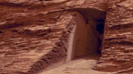 Planeta Marte, puerta fotografiada por la NASA, foto NA NASA