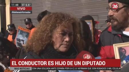 Madre víctima - hijo de diputado atropelló y mató