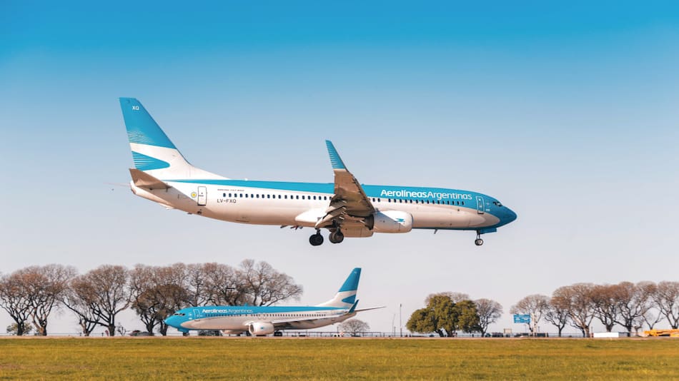 Alerta de demoras y cancelaciones en Aerolíneas Argentinas. Foto NA.