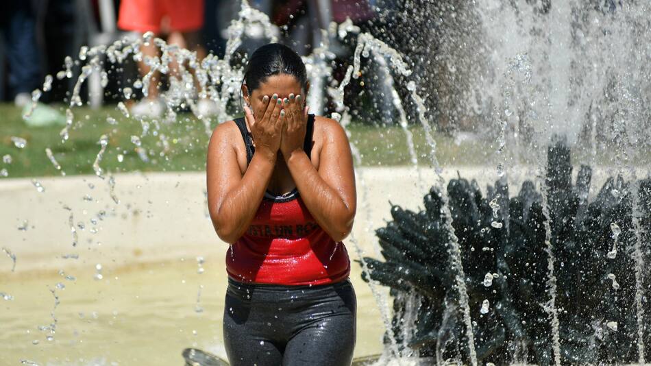 Calor extremo en Argentina. Foto: NA.