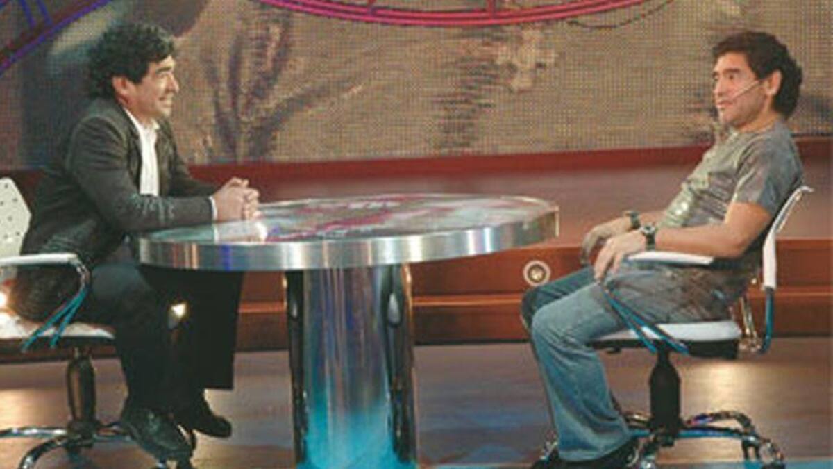 Maradona entrevista "la noche del 10"