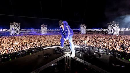 Bizarrap con los colores de Vélez. Foto: Instagram @bizarrap.