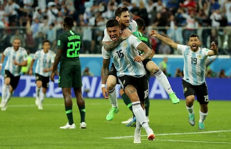 Messi y Rojo compartieron cancha en la Selección Argentina. Foto: X
