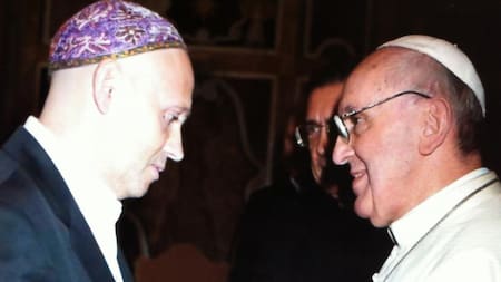 Sergio Bergman y Papa Francisco