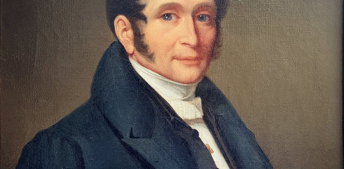 El retrato de San Martín ahora descubierto