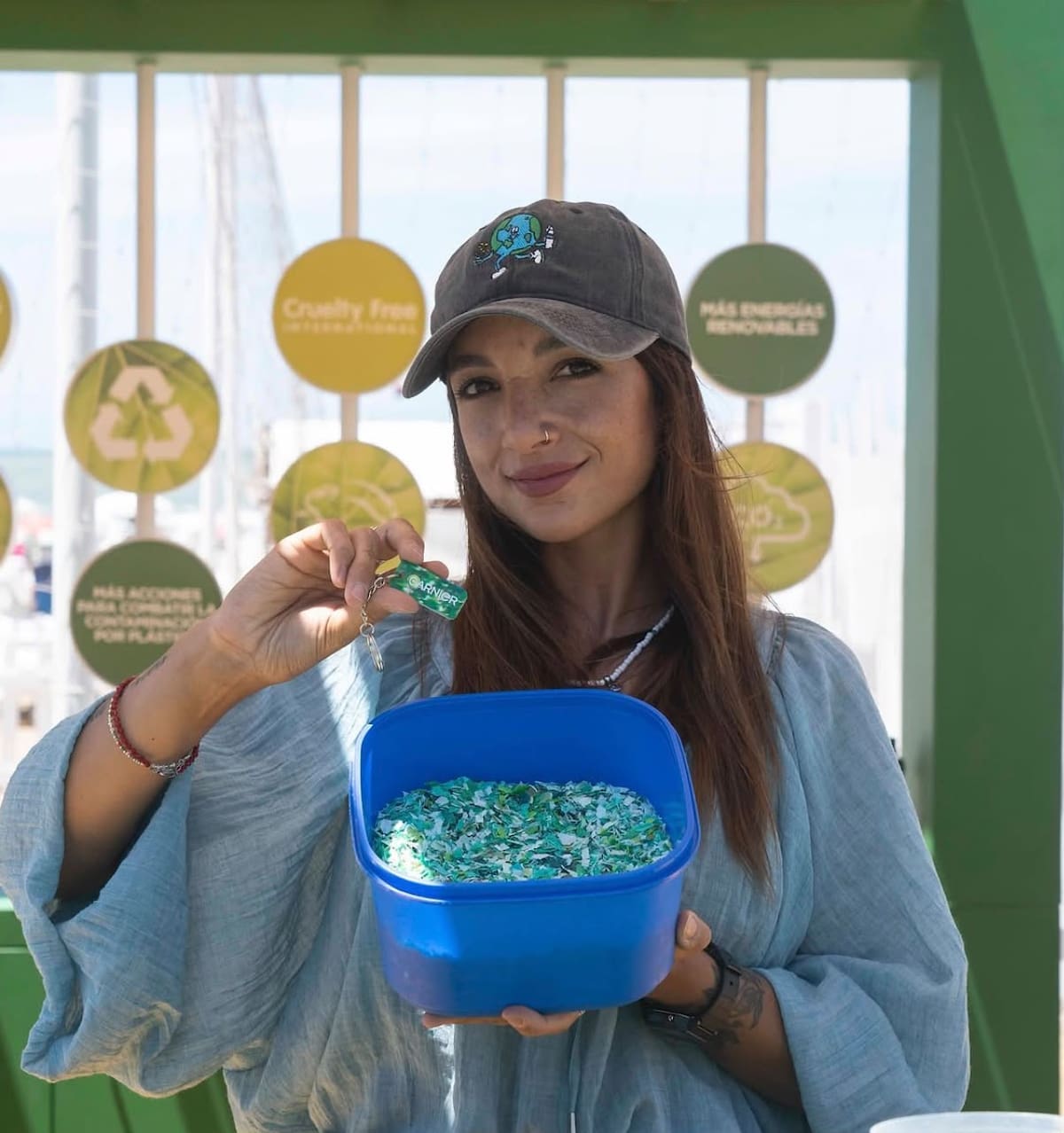 Josefina Diez, la emprendedora de Mar del Plata que recicla plástico.