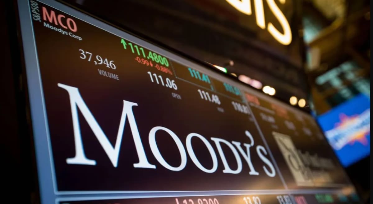 Logo de la agencia calificadora Moody’s.