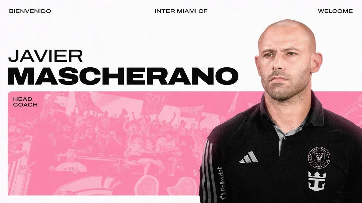 Inter Miami oficializó la contratación de Javier Mascherano. Foto: X @InterMiamiCF.