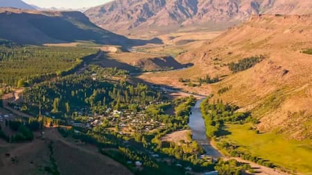 Manzano Amargo, la localidad que se caracteriza por su belleza natural. Foto NA.