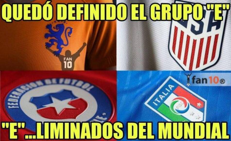 Memes - Italia fuera del Mundial