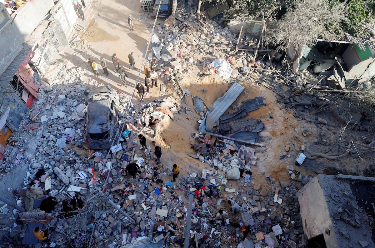 Ofensiva de Israel en Rafah. Foto: REUTERS.